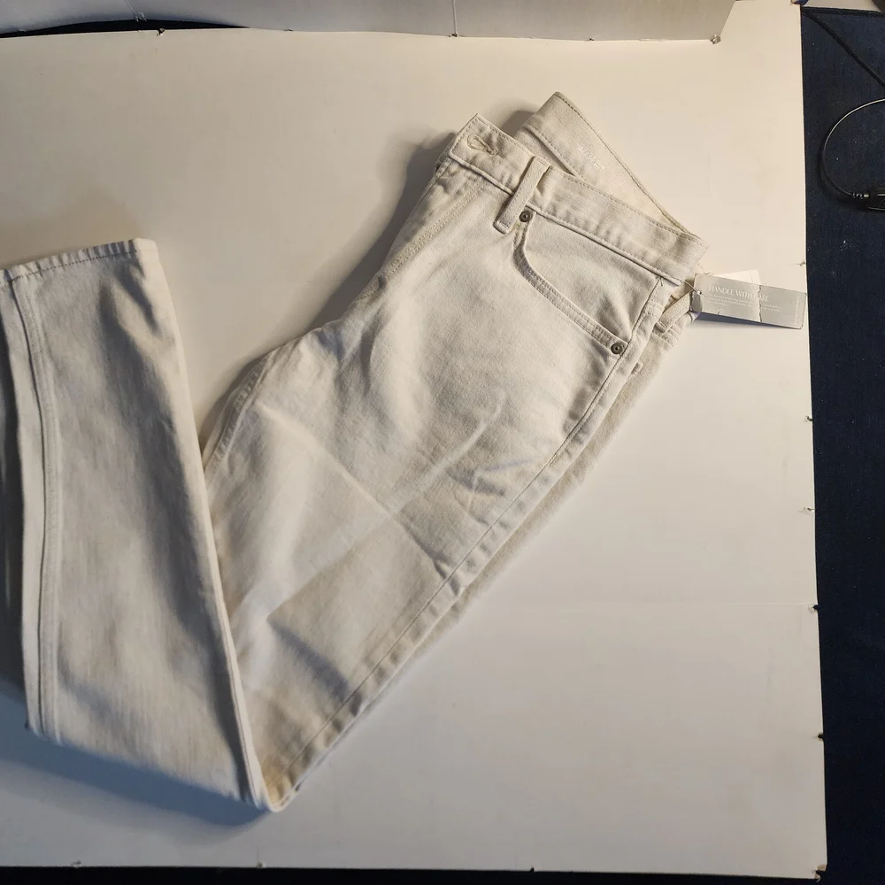 Men's Cream Jeans 32/34 - Picture 4 of 10